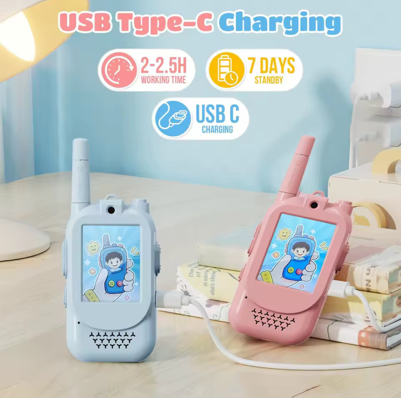 Pocket Walkie™ Mini Video Walkie Talkies